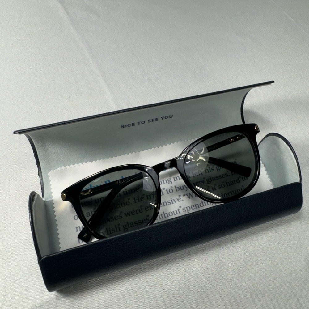 Warby Parker Durand M 3102 Black Sunglasses and Case - Picture 6 of 10